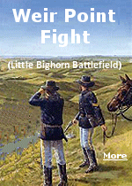 Captain Thomas Benton Weir disobeyed orders to remain on what is now called Reno Hill. Instead, Weir (and eventually other soldiers including Benteen) moved north to attempt to support Custer, who had led a detachment to attack the encampment from that direction. The effort was too late to save Custer and his 200 men, all of whom were killed.